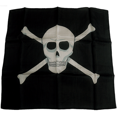 18 inch Skull Silk by Magic By Gosh