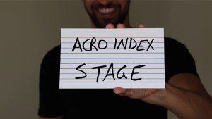 Acro Index Dry Erase Large 5"x8" by Blake Vogt - Trick